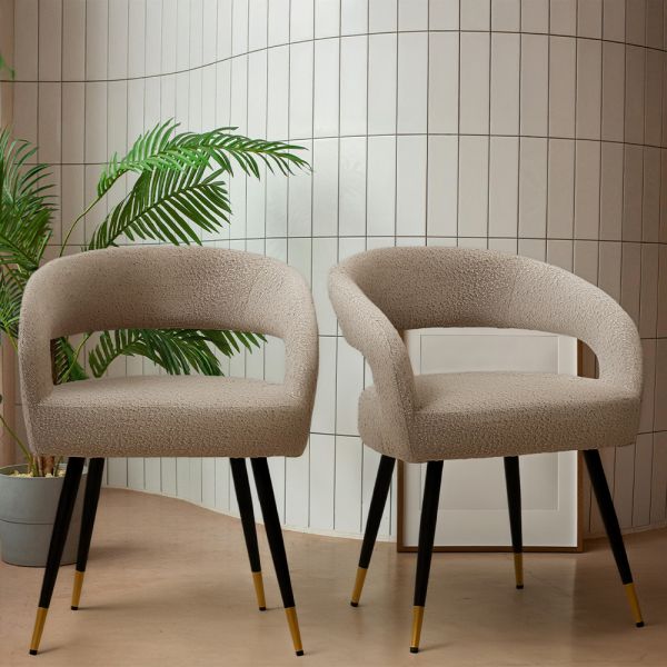 Camden British Boucle chair