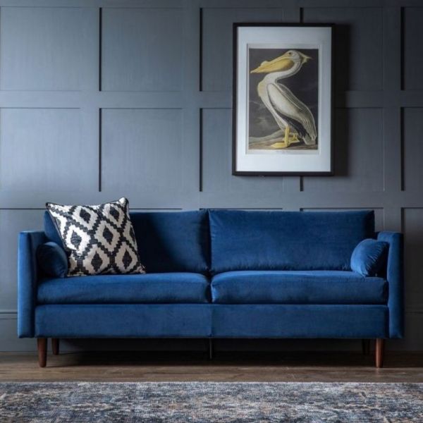 Salisbury Cobalt Velvet Sofa