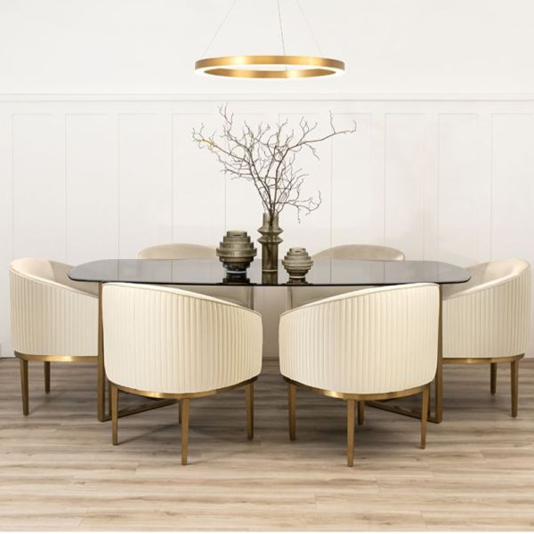 Signature Dining Chair - Brass Base
