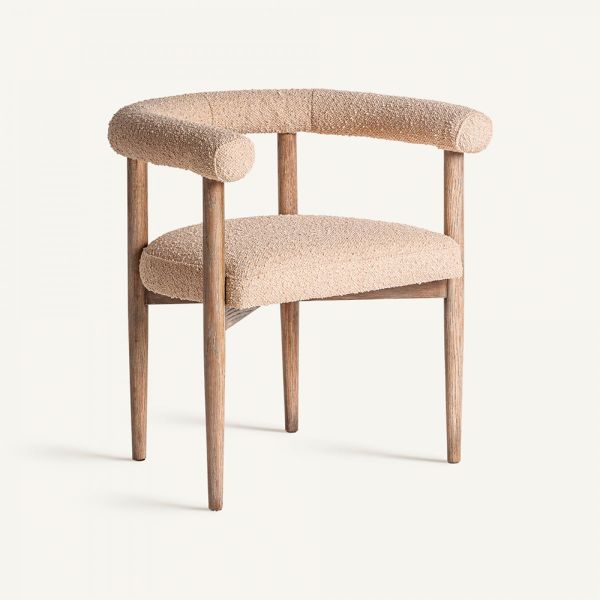 HardKnit Boucle Accent Chair