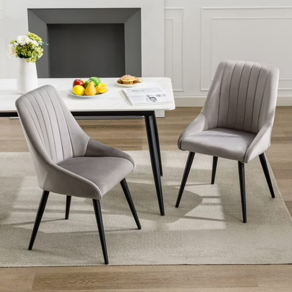 Velvet Aura Highback Dine Chair