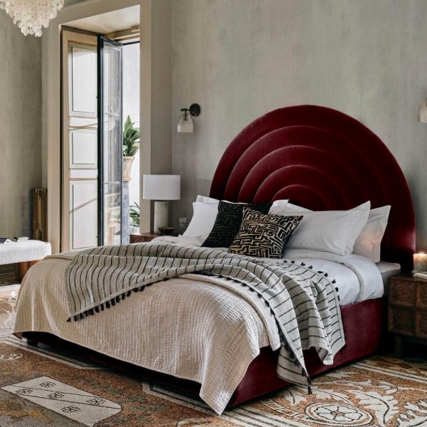 Arlington  Russett upholstered Bed Frame.