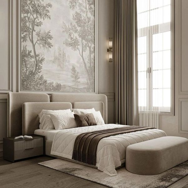 Blend Dual Upholstered Bed with Hydraulic Storage