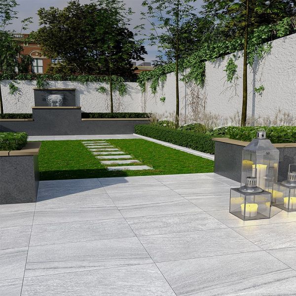 Idaho White Outdoor Porcelain - 3x2ft-20mm
