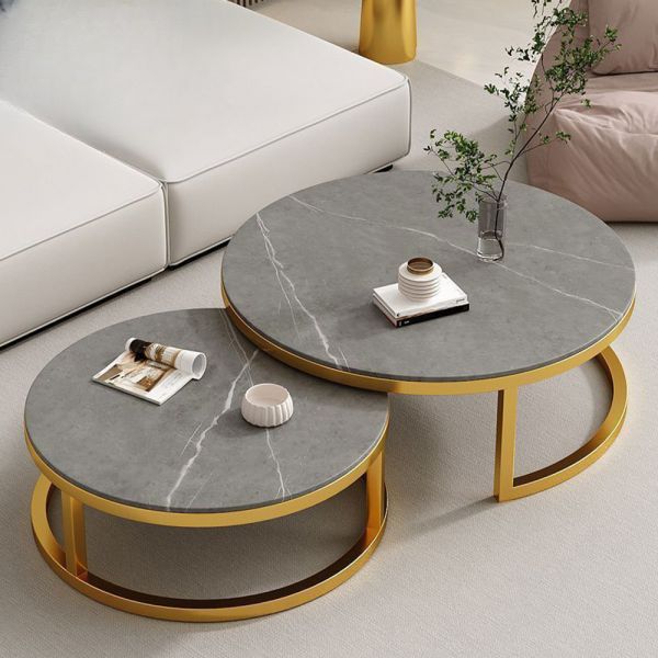 Luna Round Nesting Table Set-For Every Home 
