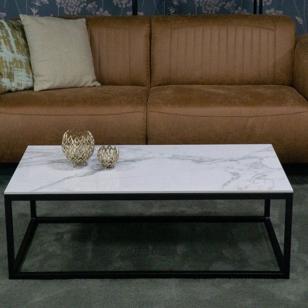 Marble Top Statuario Max Coffee Table.