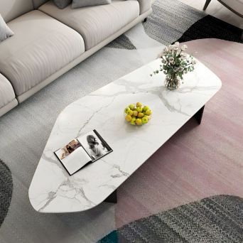 Jura Organic Marble Coffee Table.